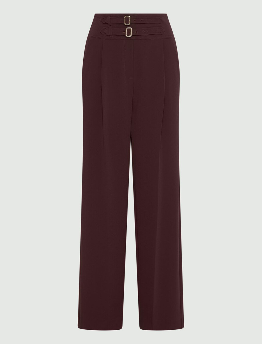 hochgeschnittene cady-hose - bordeaux