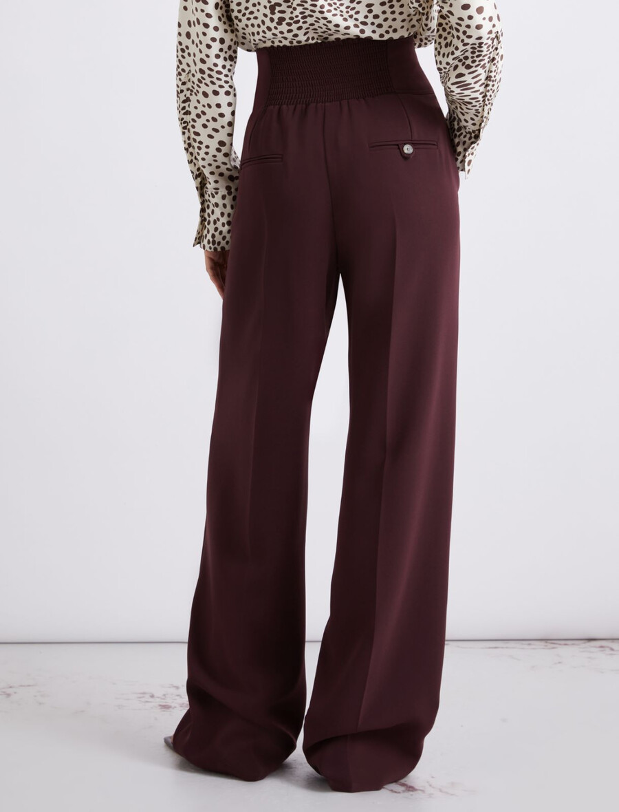 hochgeschnittene cady-hose - bordeaux