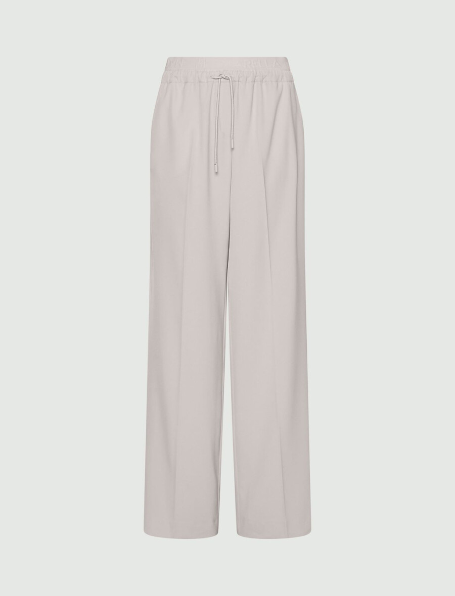 hose mit kordelzug - creme
