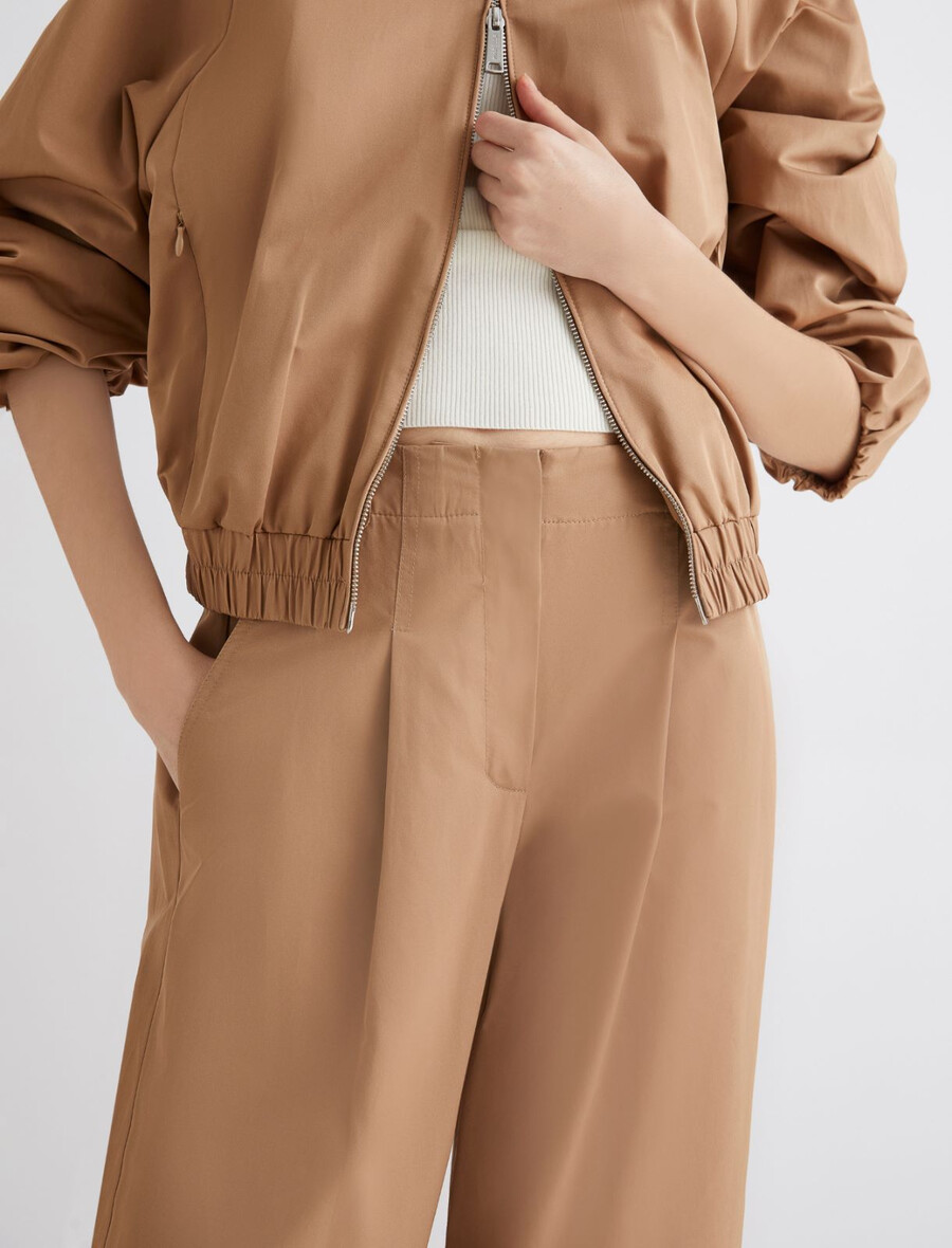 wasserabweisende twillhose - beige