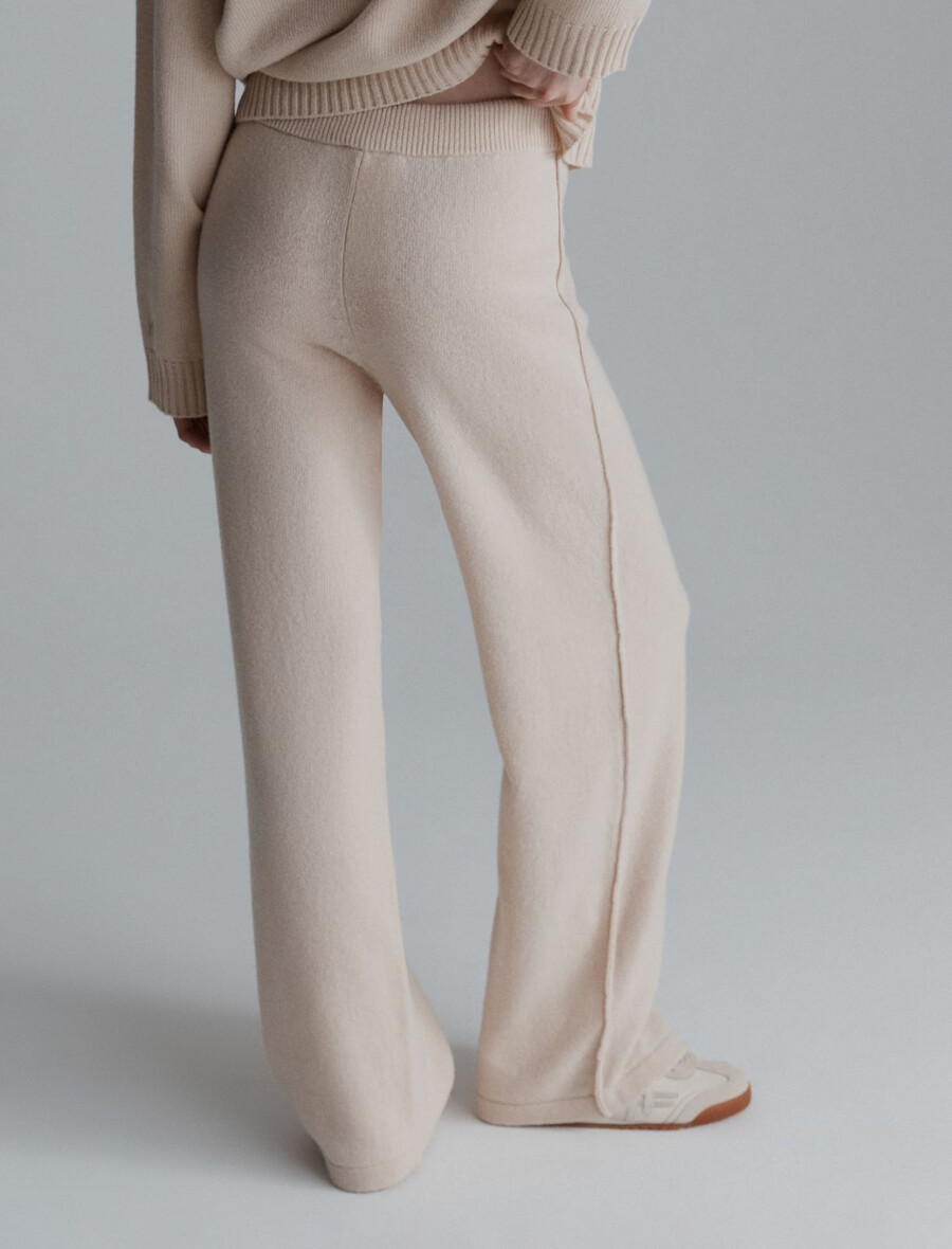 strickhose - creme