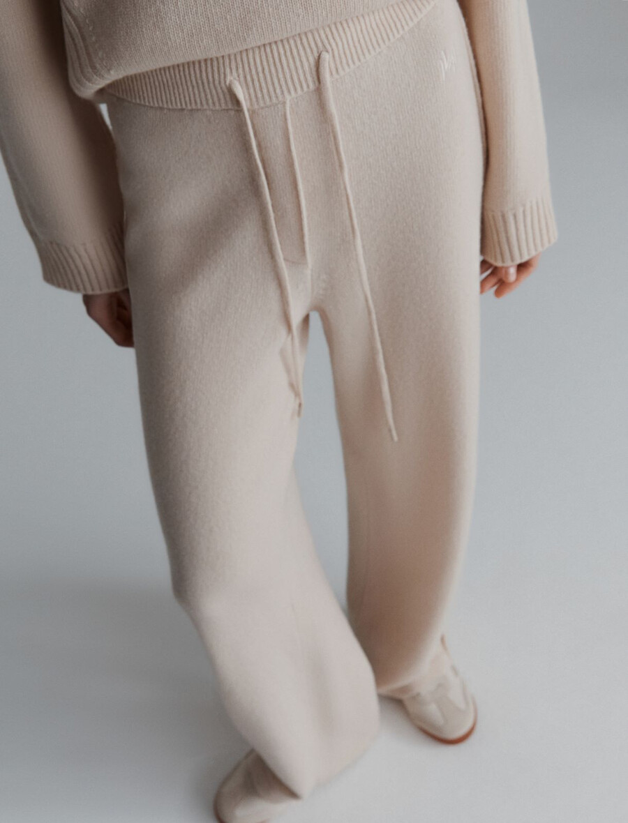 strickhose - creme
